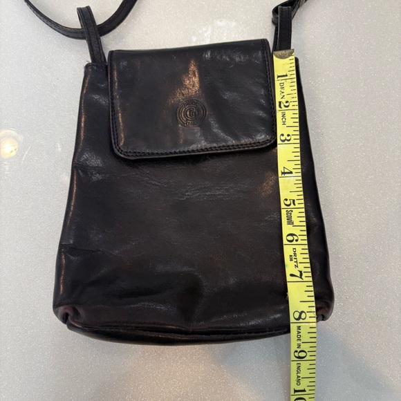 Vintage Giudi Italian Leather Crossbody Bag Chocolate Brown - Picture 12 of 13